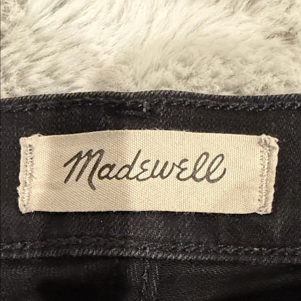 Madewell Roadtripper High Rise Skinny Jeans Black Magic Pockets Stretch Size 28 - Picture 6 of 12